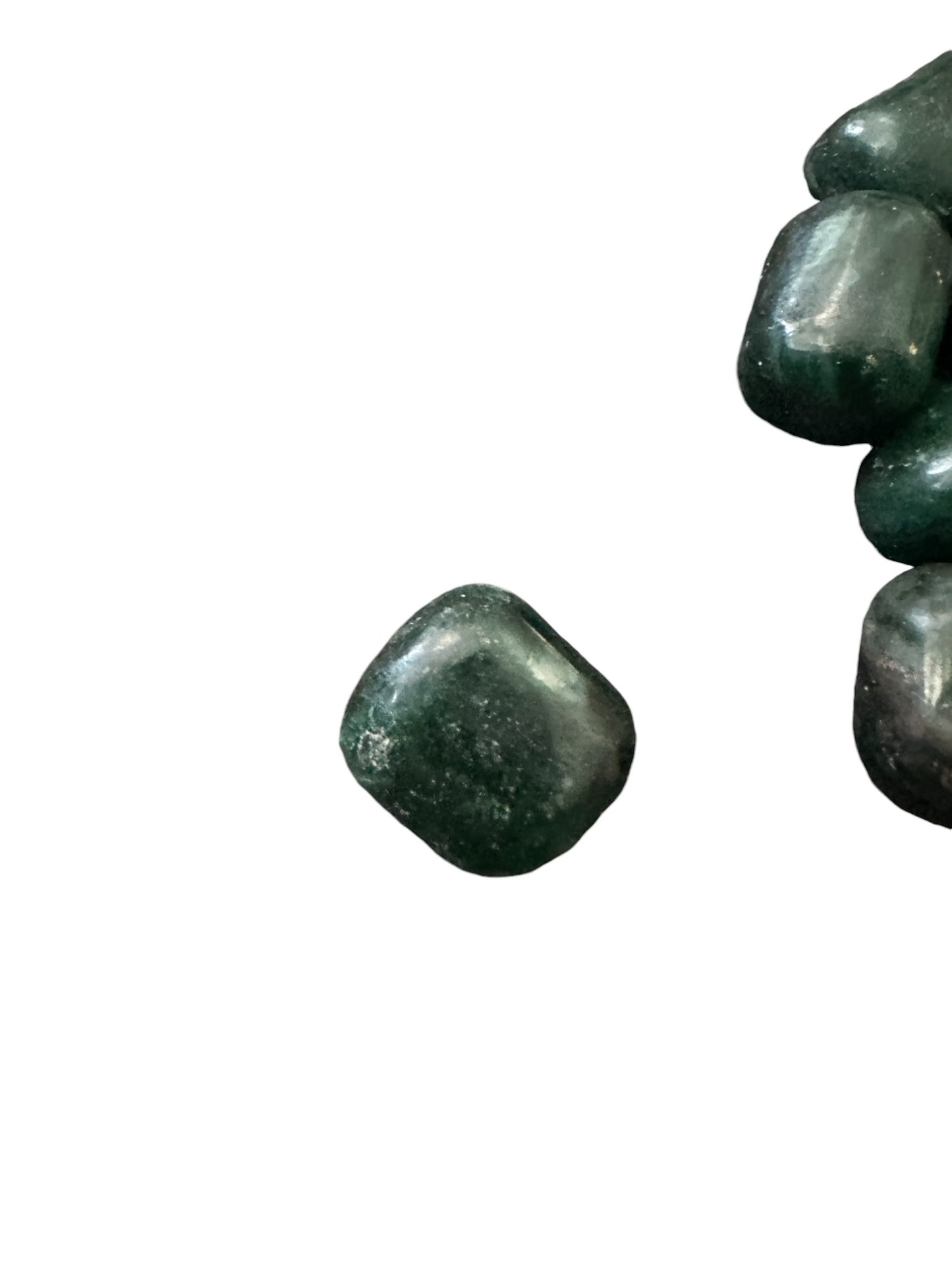 Aventurine, Green with Quartz - Tumble Stone