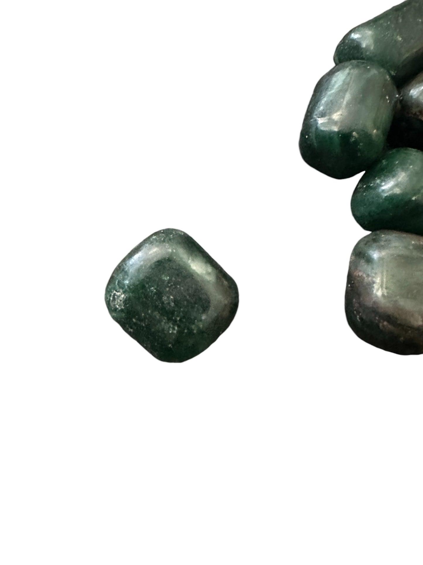 Aventurine, Green with Quartz - Tumble Stone