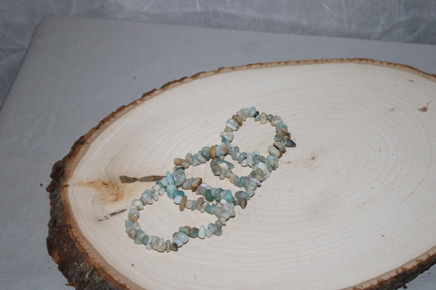 Amazonite Chip Bracelet 7.5&quot;