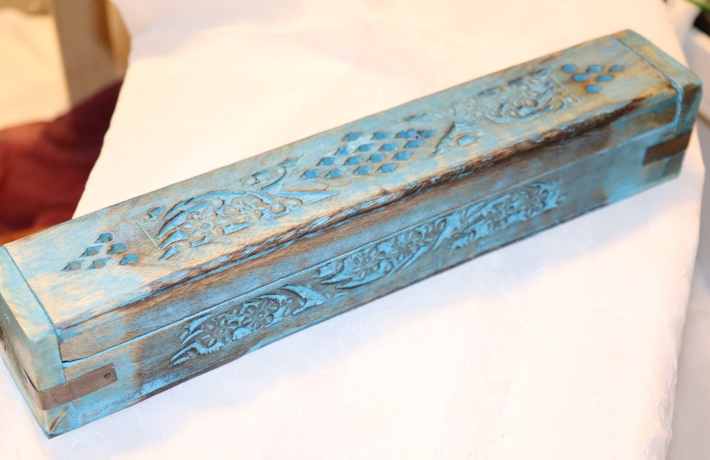 Blue Coffin Incense holder