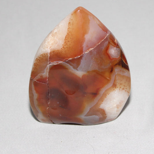 Carnelian Free Form with Druzy