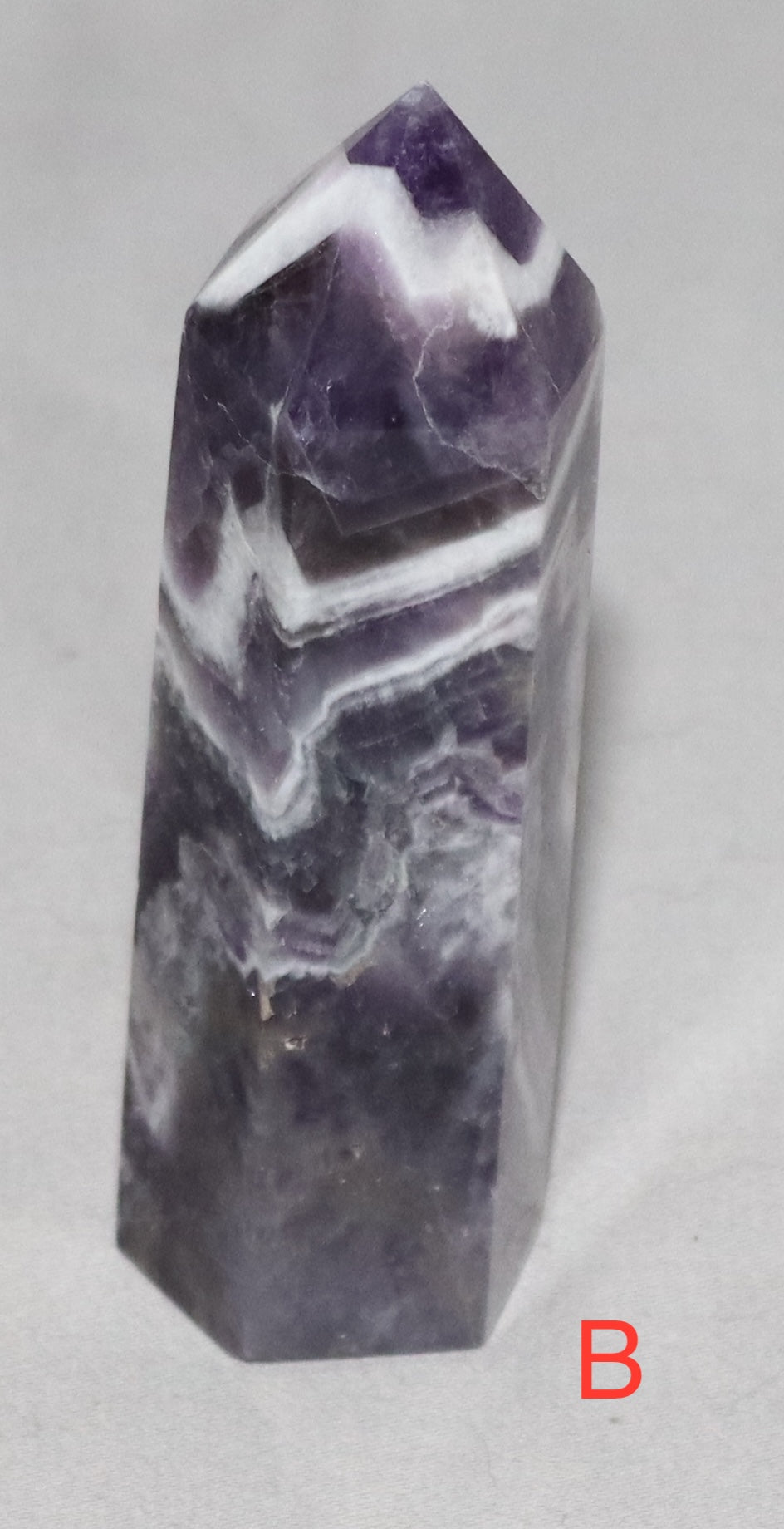 Chevron Amethyst (2.5-3.5″)