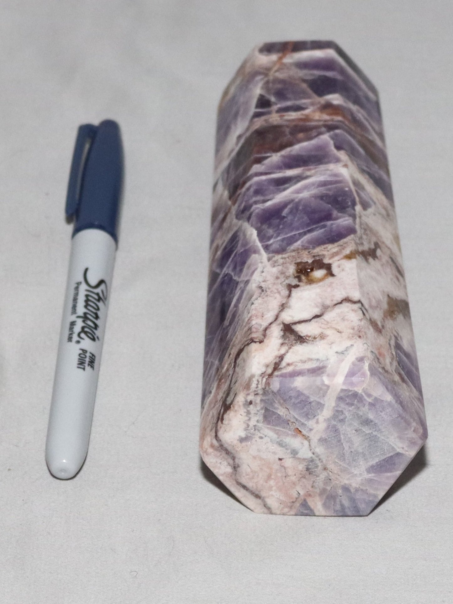 Chevron Amethyst (7-10")