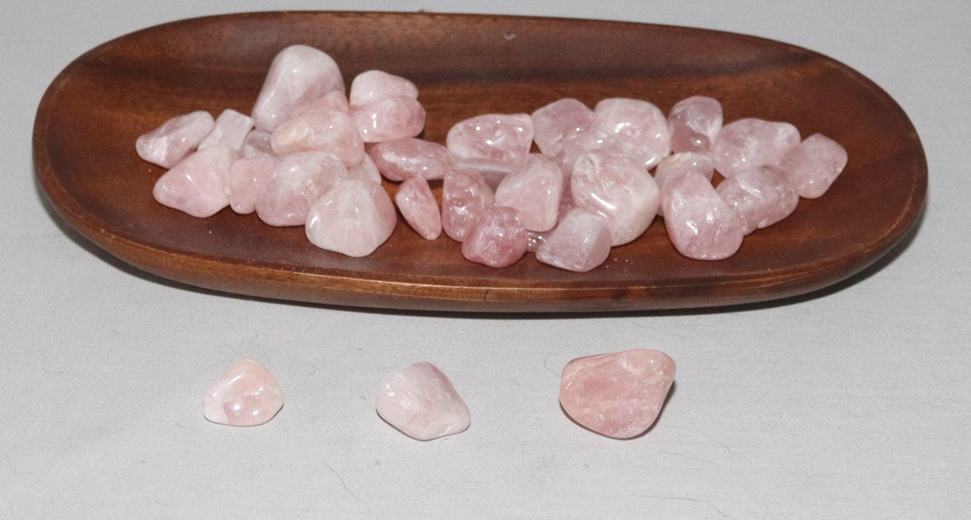 Rose Quartz A Tumbled Stones