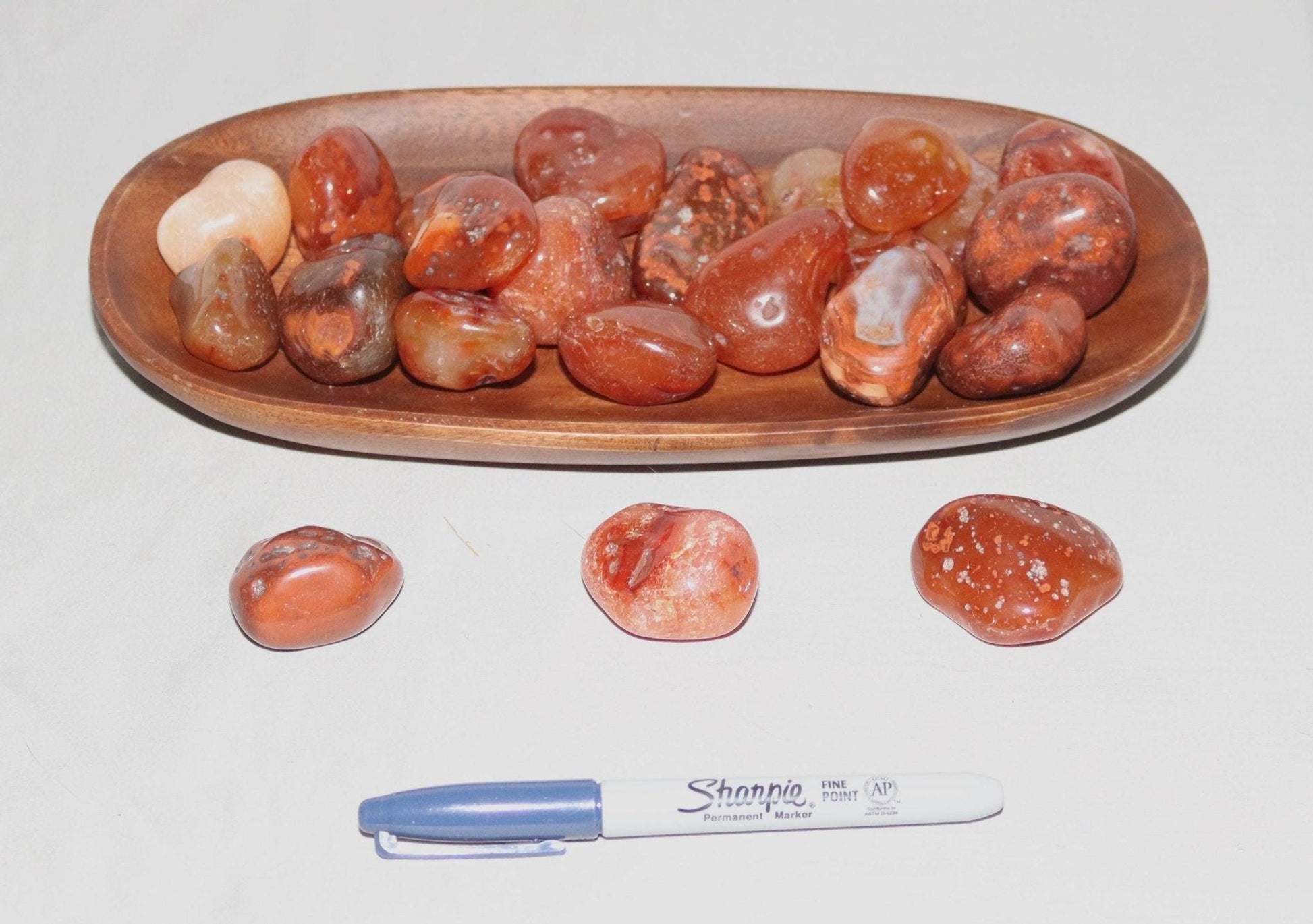 Carnelian Pebble A