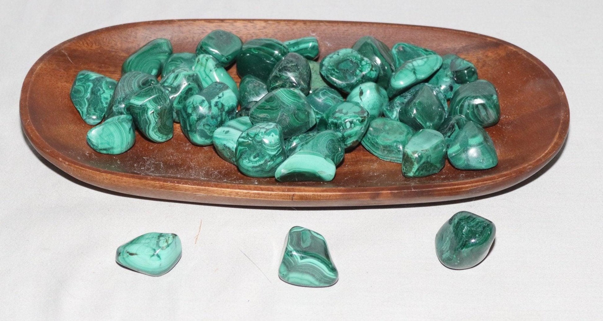 Malachite Tumble Stones