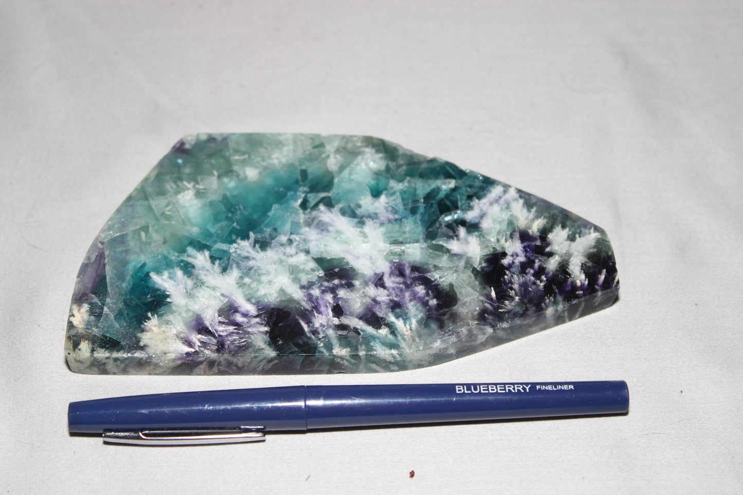 Rainbow Fluorite Slab