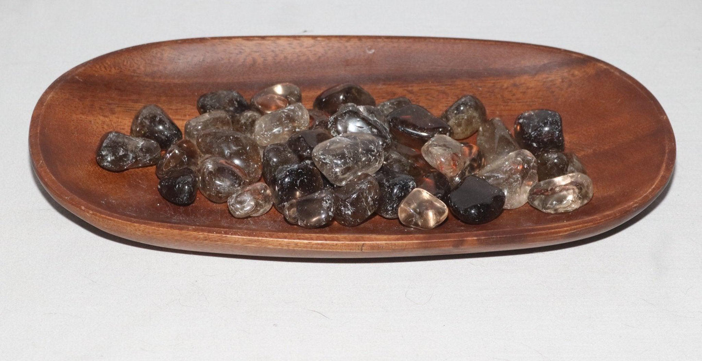 Smokey Quartz A Tumbled Stones