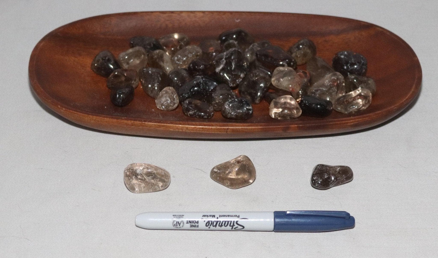 Smokey Quartz A Tumbled Stones