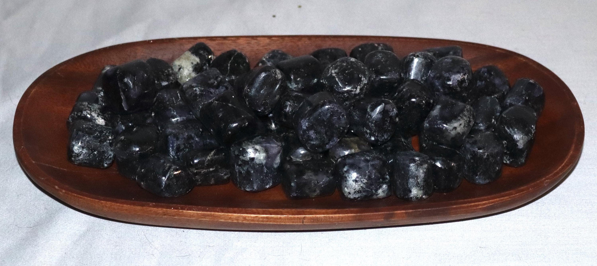 Iolite with Black Mica Tumble Stone (Limited Quantity)