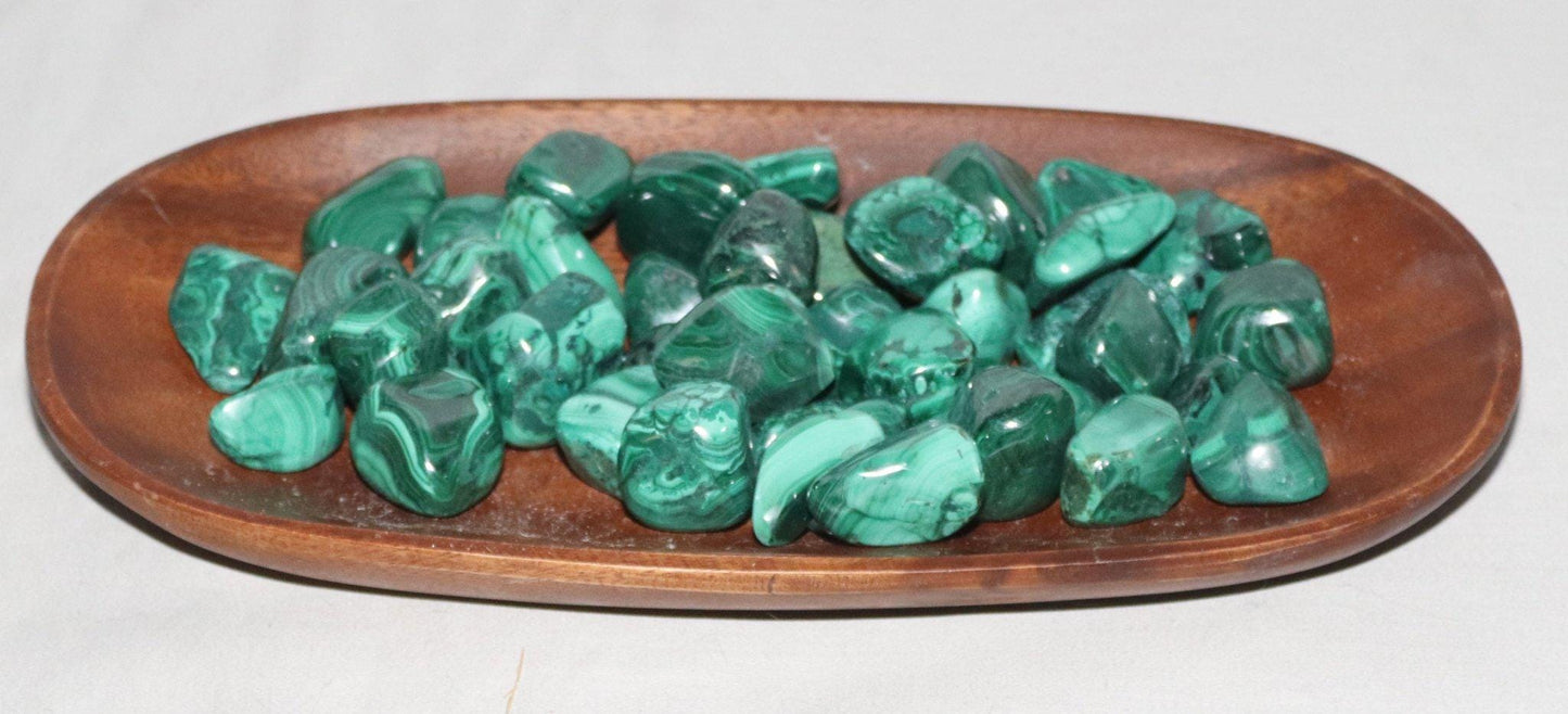 Malachite Tumble Stones