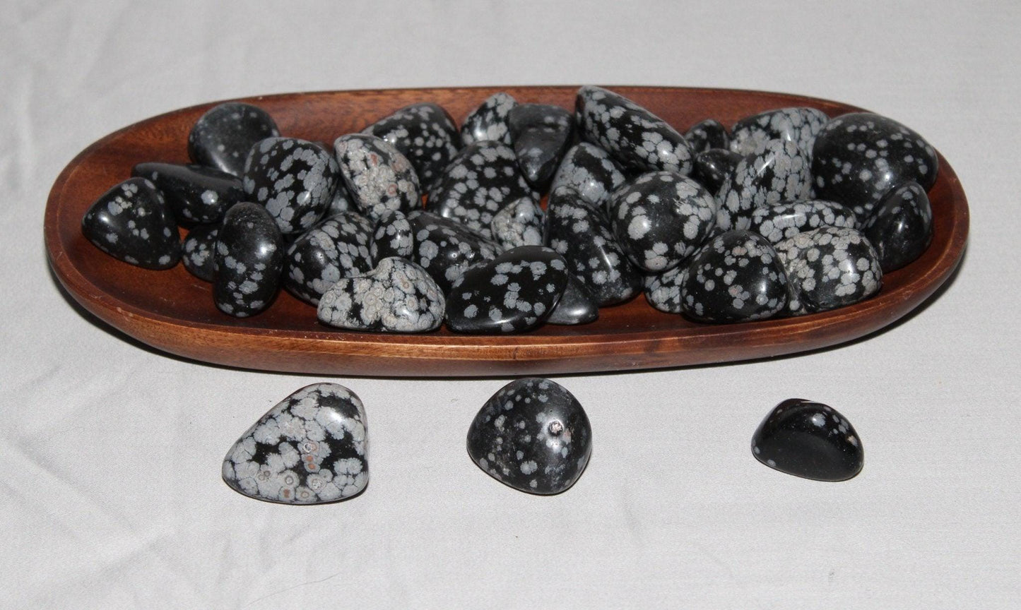 Snowflake Obsidian Pebbles