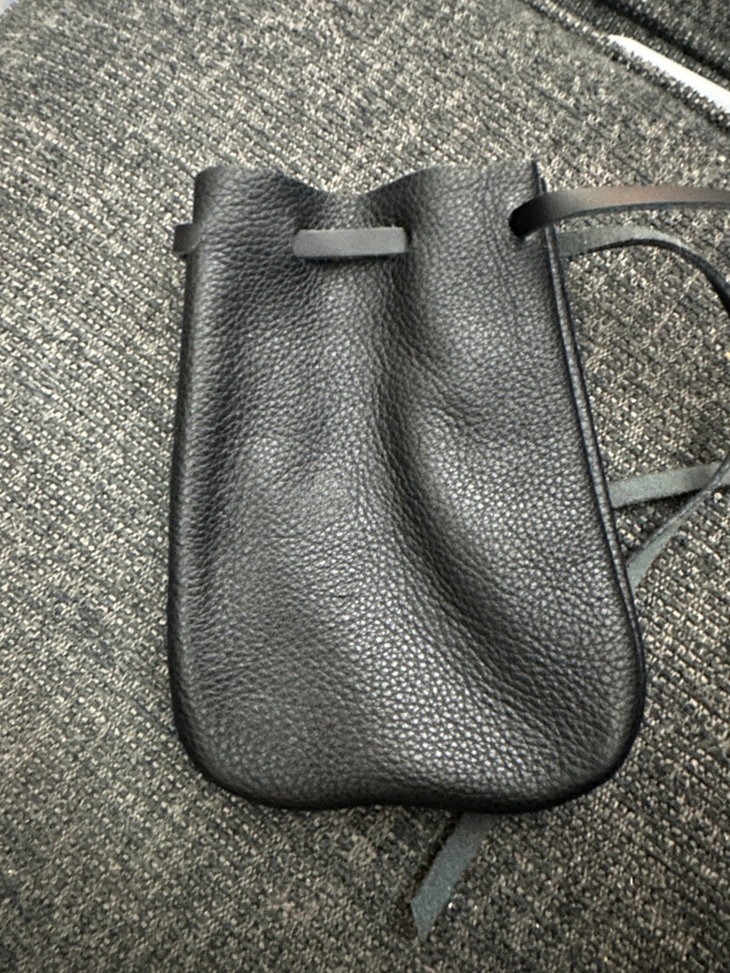 Medium Leather /Suede Medicine Bag