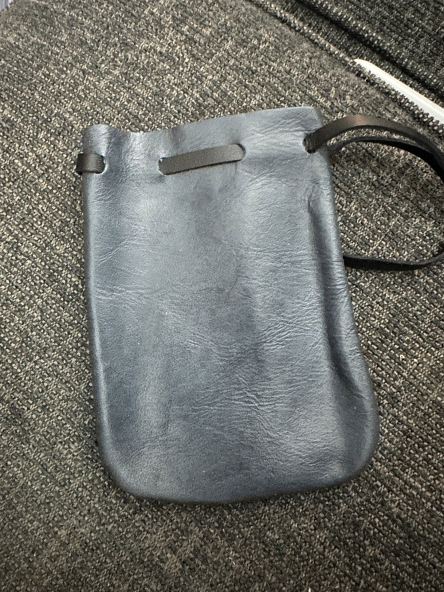 Medium Leather /Suede Medicine Bag