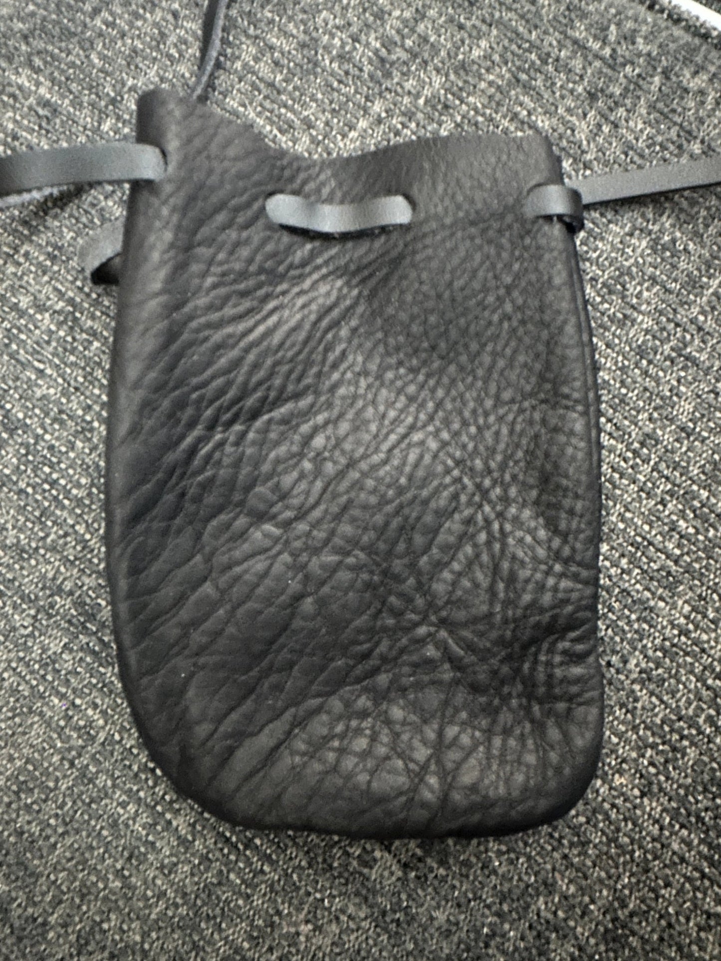 Medium Leather /Suede Medicine Bag