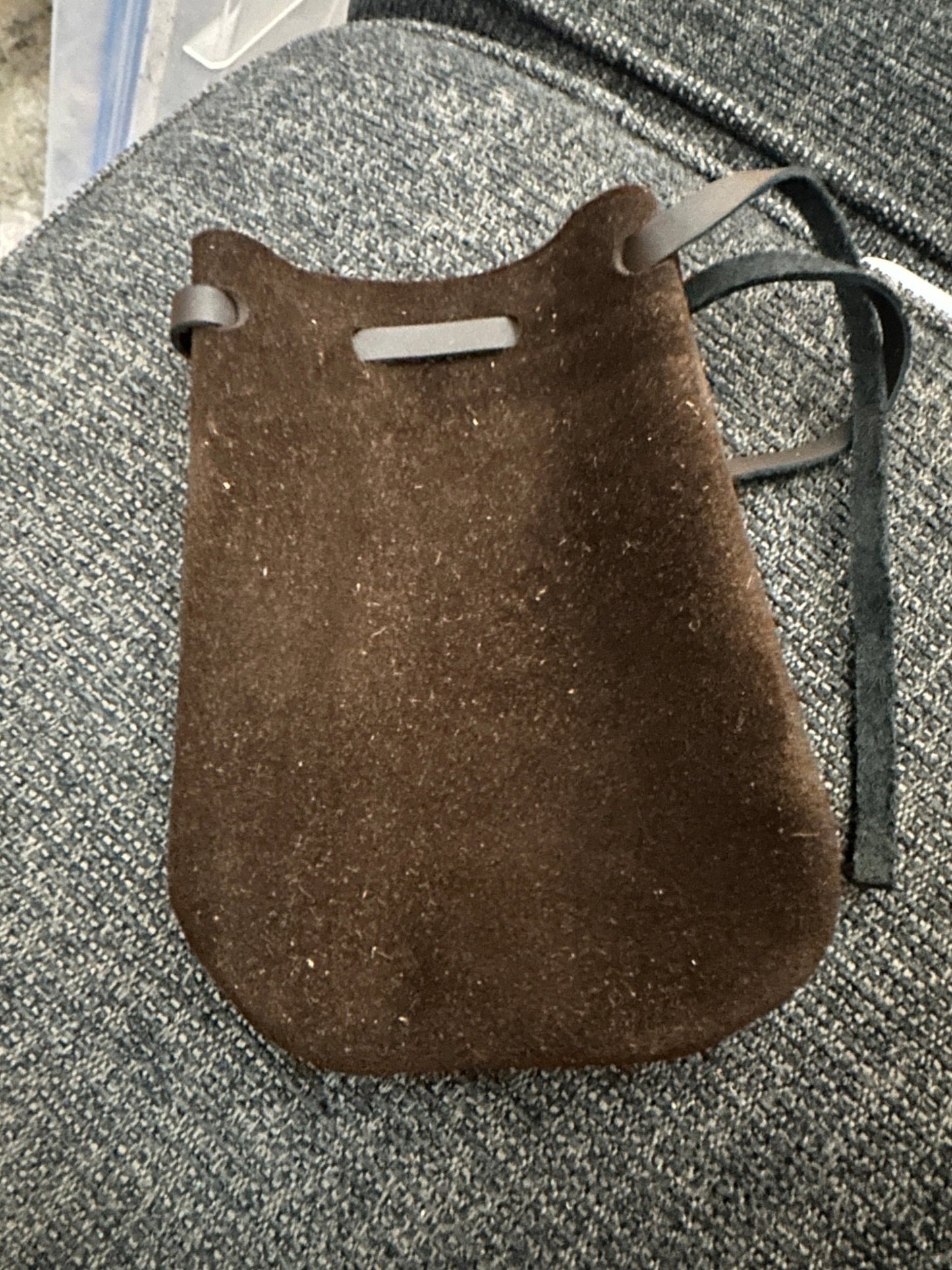 Medium Leather /Suede Medicine Bag