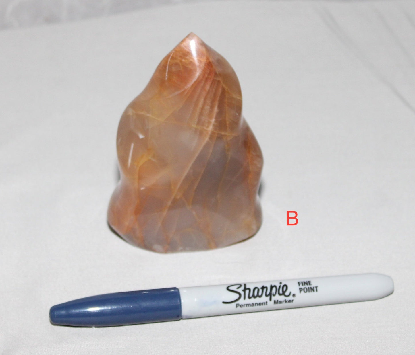 Peach Moonstone Flame (3-5")