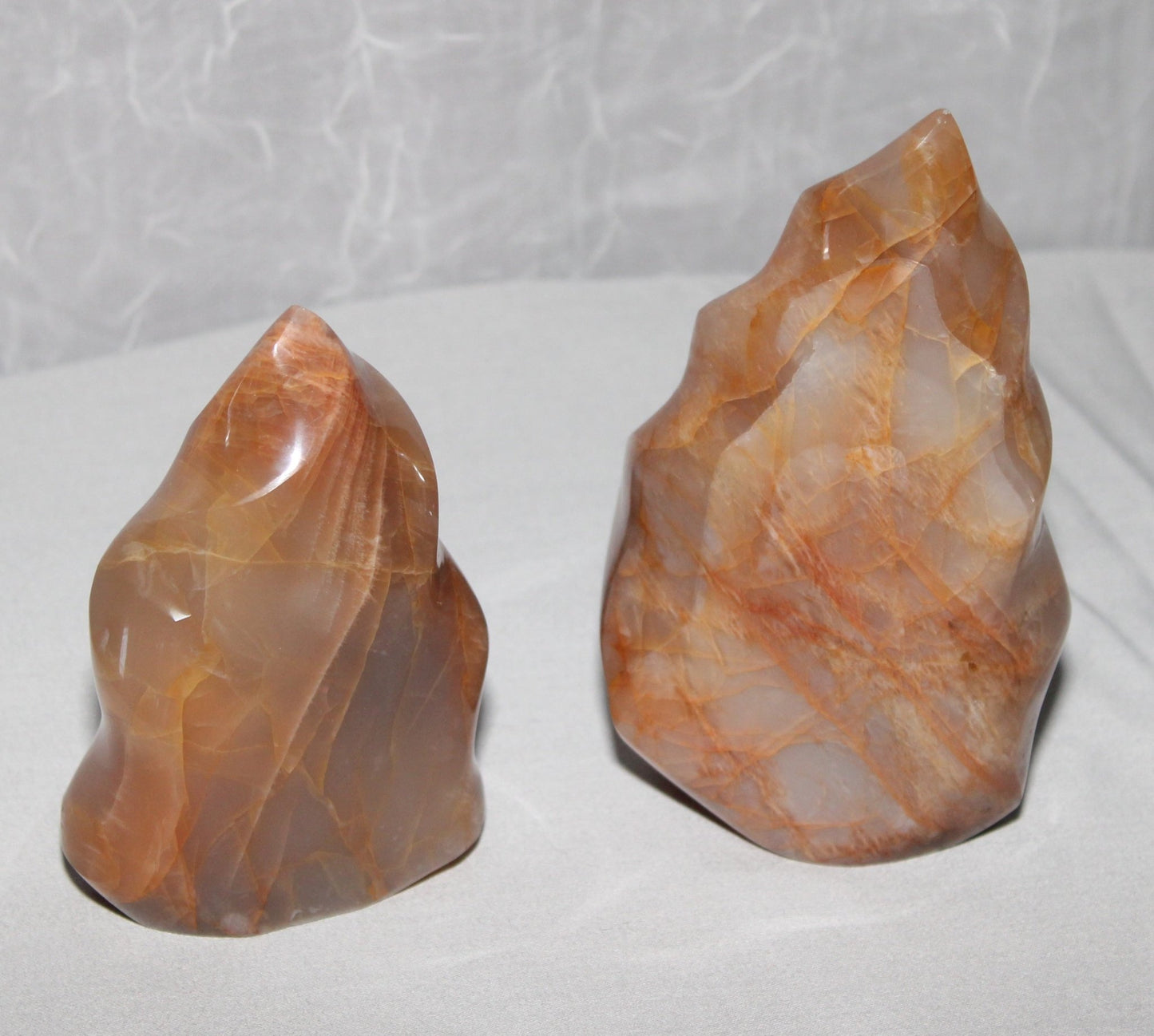 Peach Moonstone Flame (3-5")