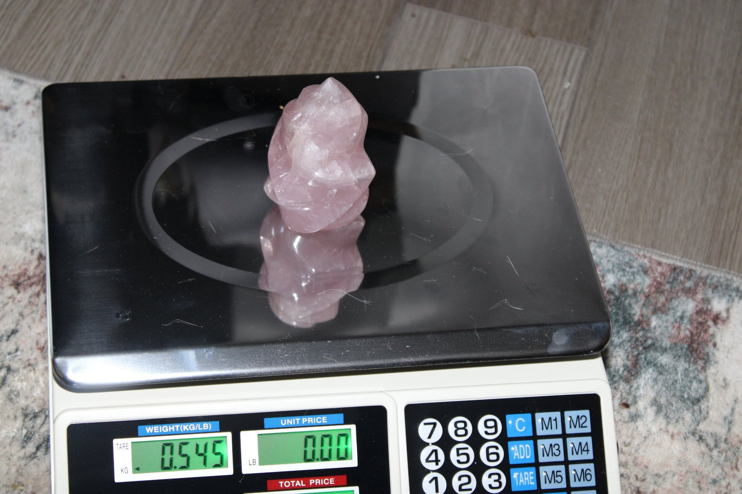 Rose Quartz Flame (4-5")