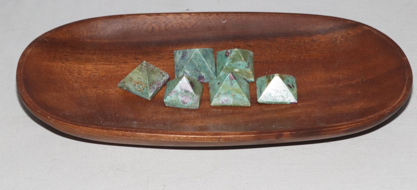 Ruby Zoisite Pyramid (1-1.25″)