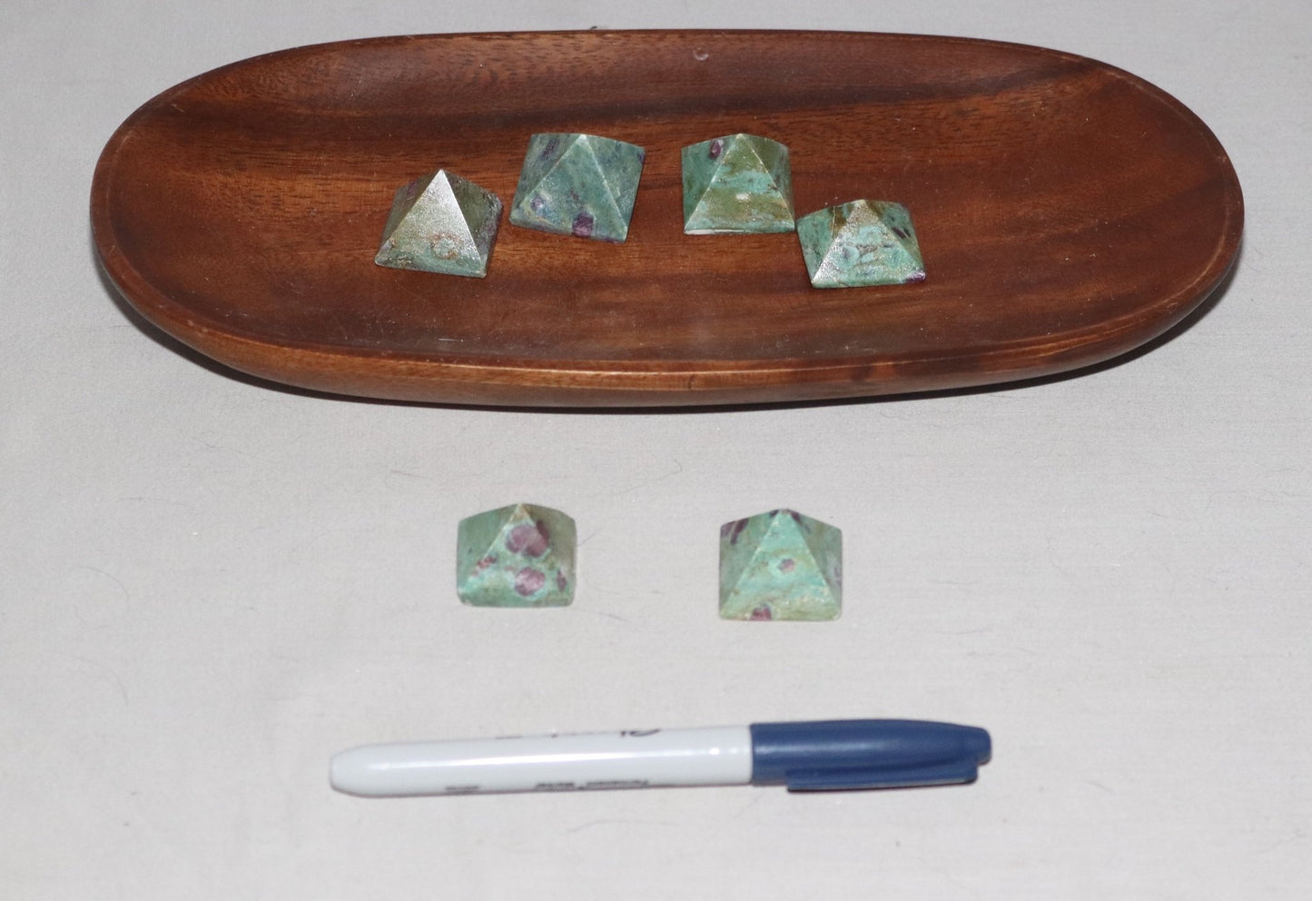 Ruby Zoisite Pyramid (1-1.25″)