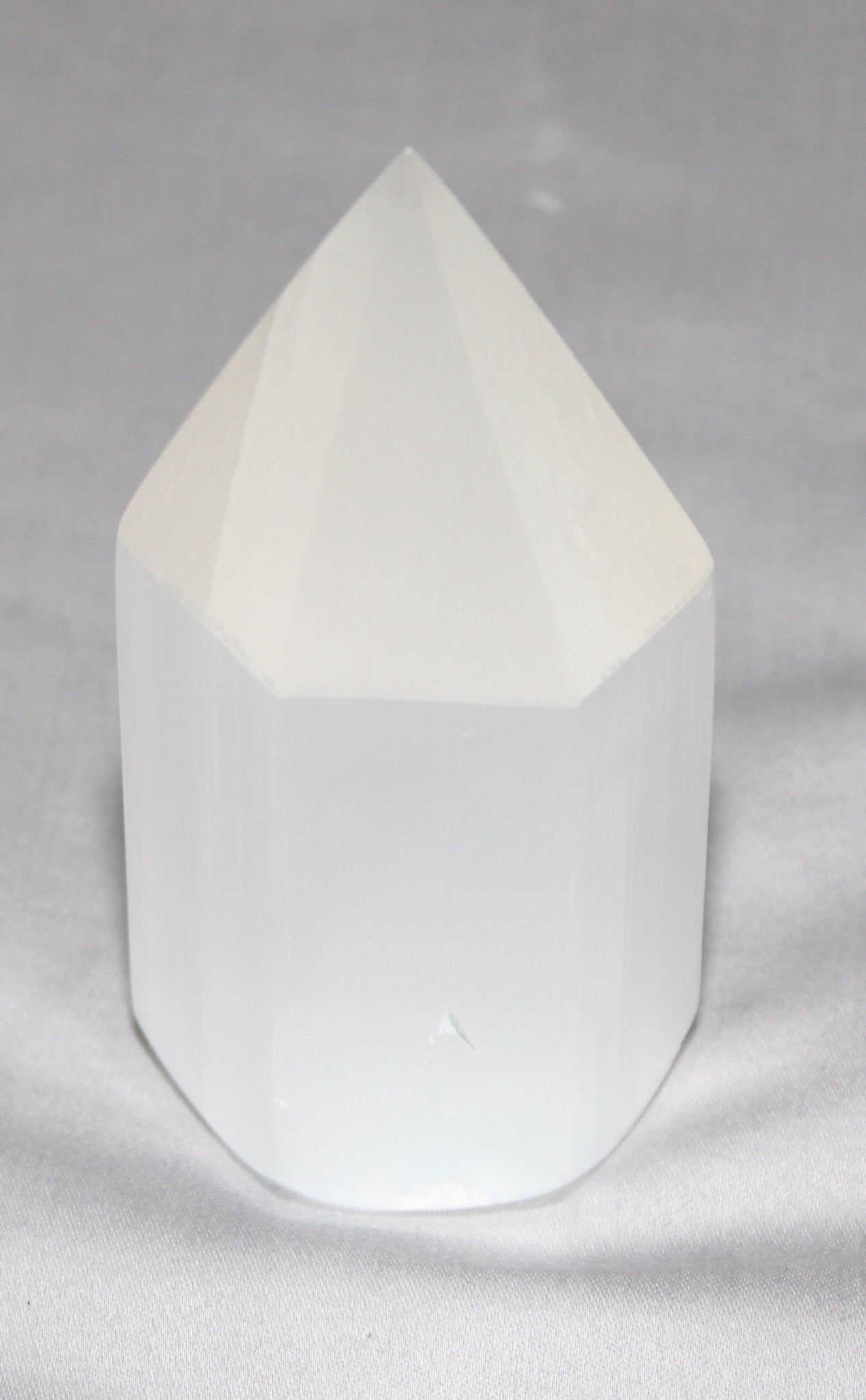 Selenite Obelisk 4"