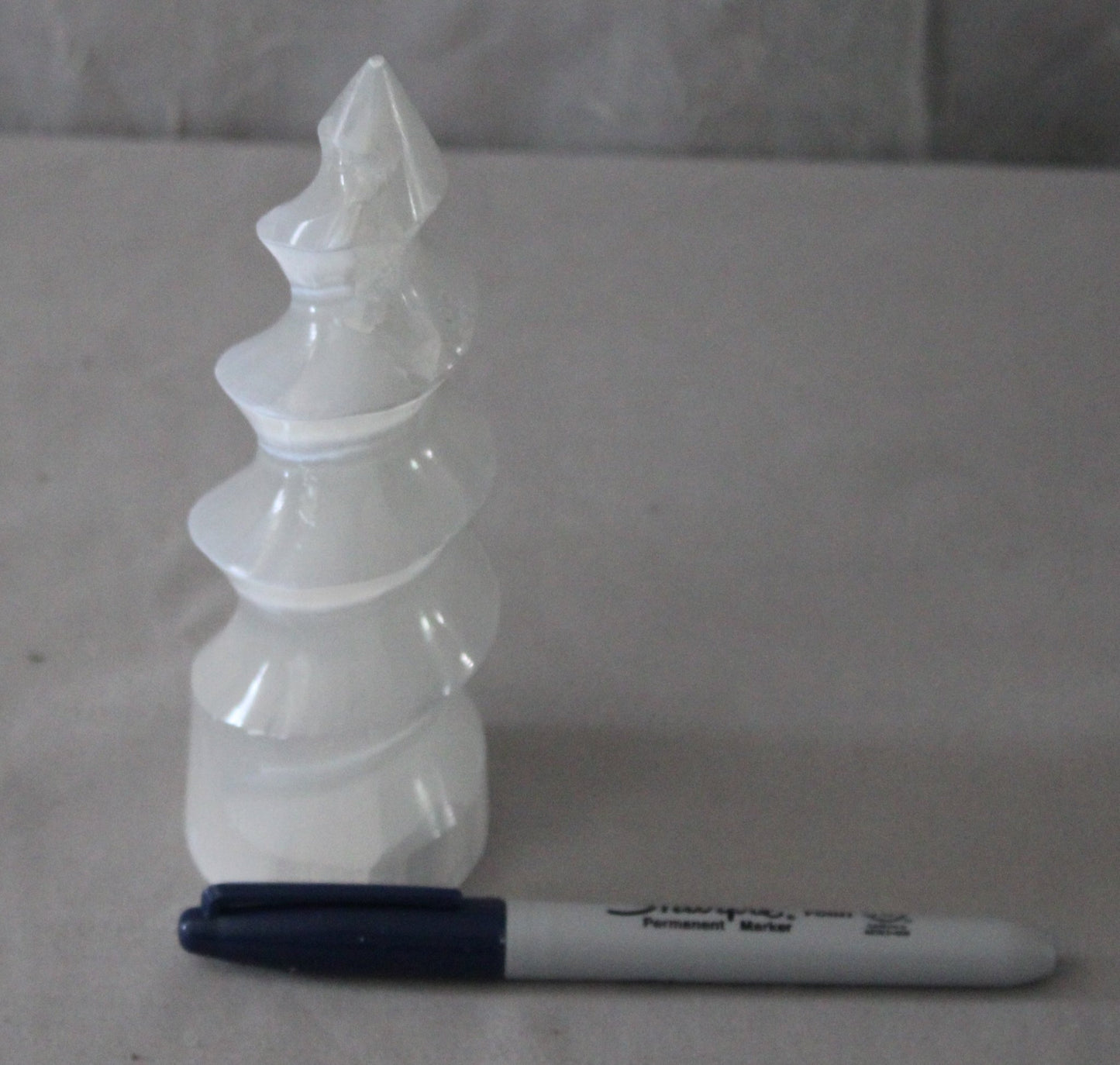 Selenite Spiral Tower- Medium