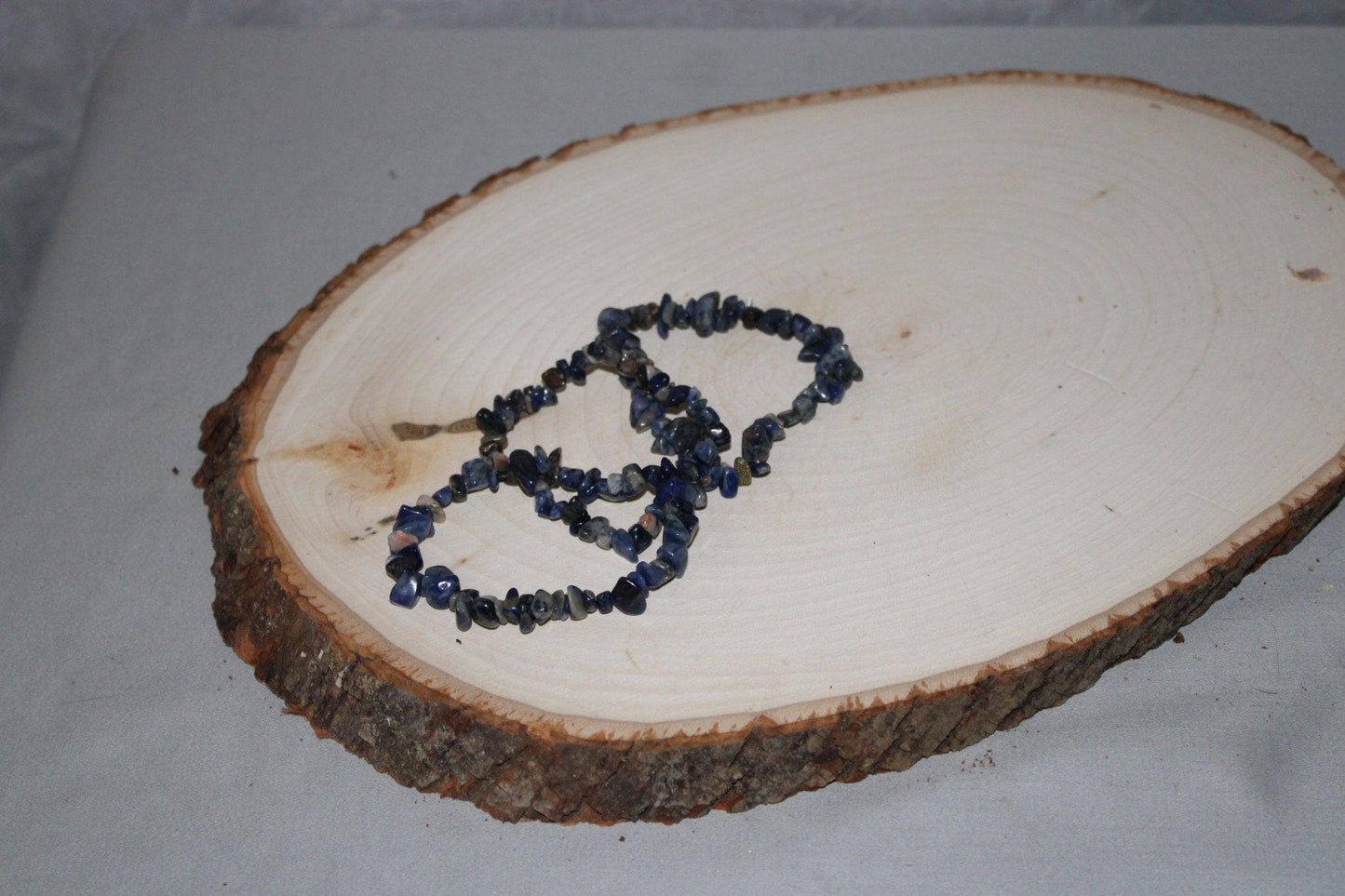 Sodalite Chip Bracelet 7.5&quot;