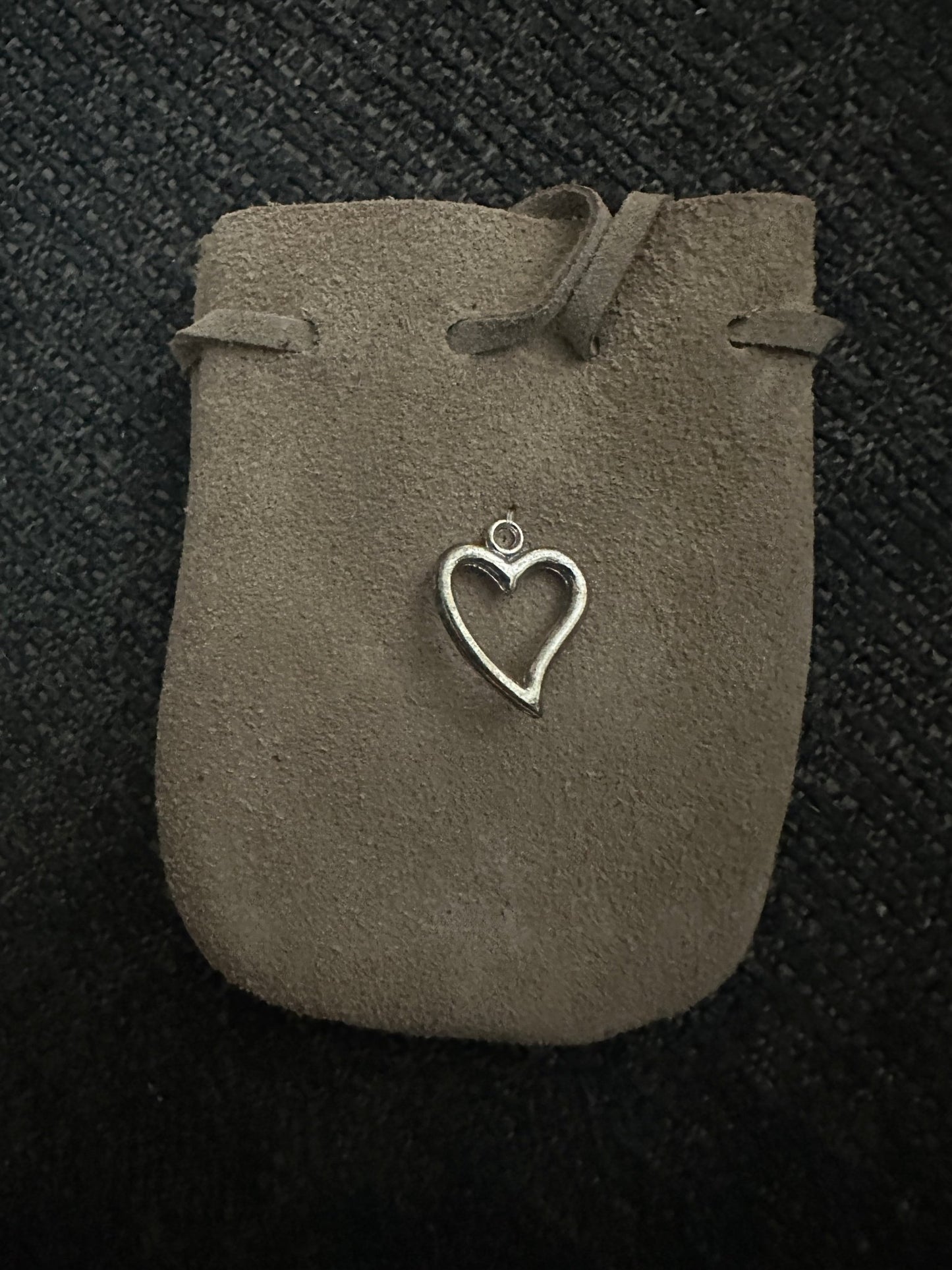 Suede Rounded Pouch (3.25" x 2.75")